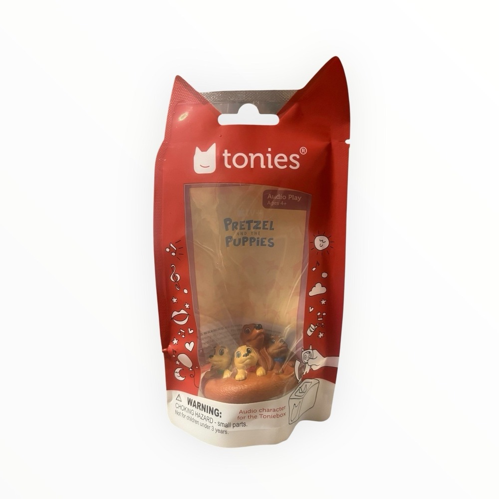New! Apple TV+ Tonies Box Characters Pretzel And The Puppies Audio Figure Dogs
